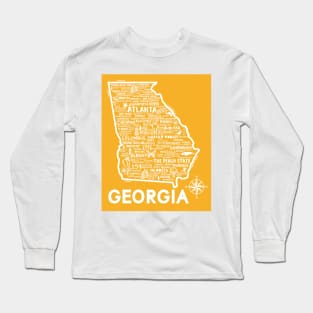 Georgia Map Long Sleeve T-Shirt